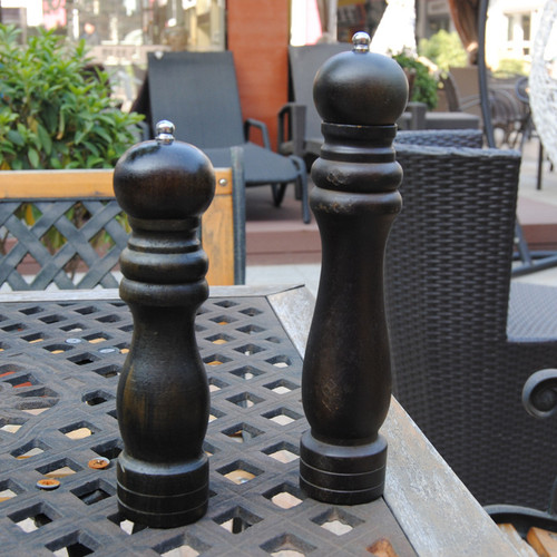 Wooden black manual wooden pepper grinder pepper grinder pepper grinder salt grinder exported to Europe