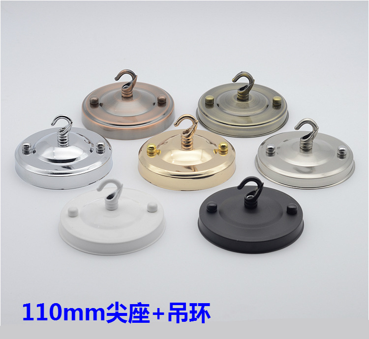 吊钩吊环挂钩吊灯挂板负重吸顶盘底座水晶灯灯饰灯具配件diy批发