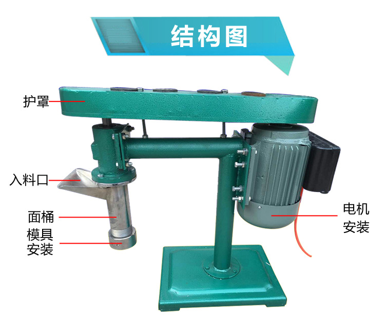 牛筋面机  结构图