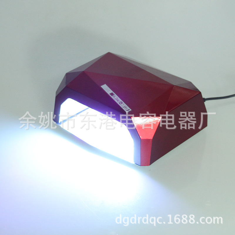 钻石型uvled灯_美甲灯厂家批发18W钻石型UV+LED灯美甲灯