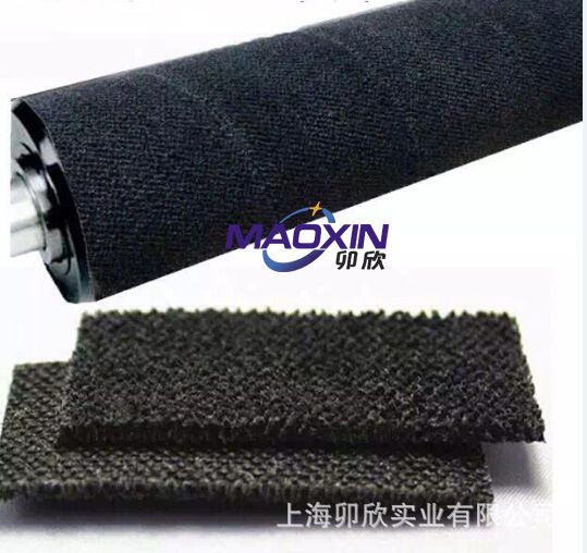 厂家低价批发经编机用糙面带 定型机黑绒包辊布 糙面带经编机配件