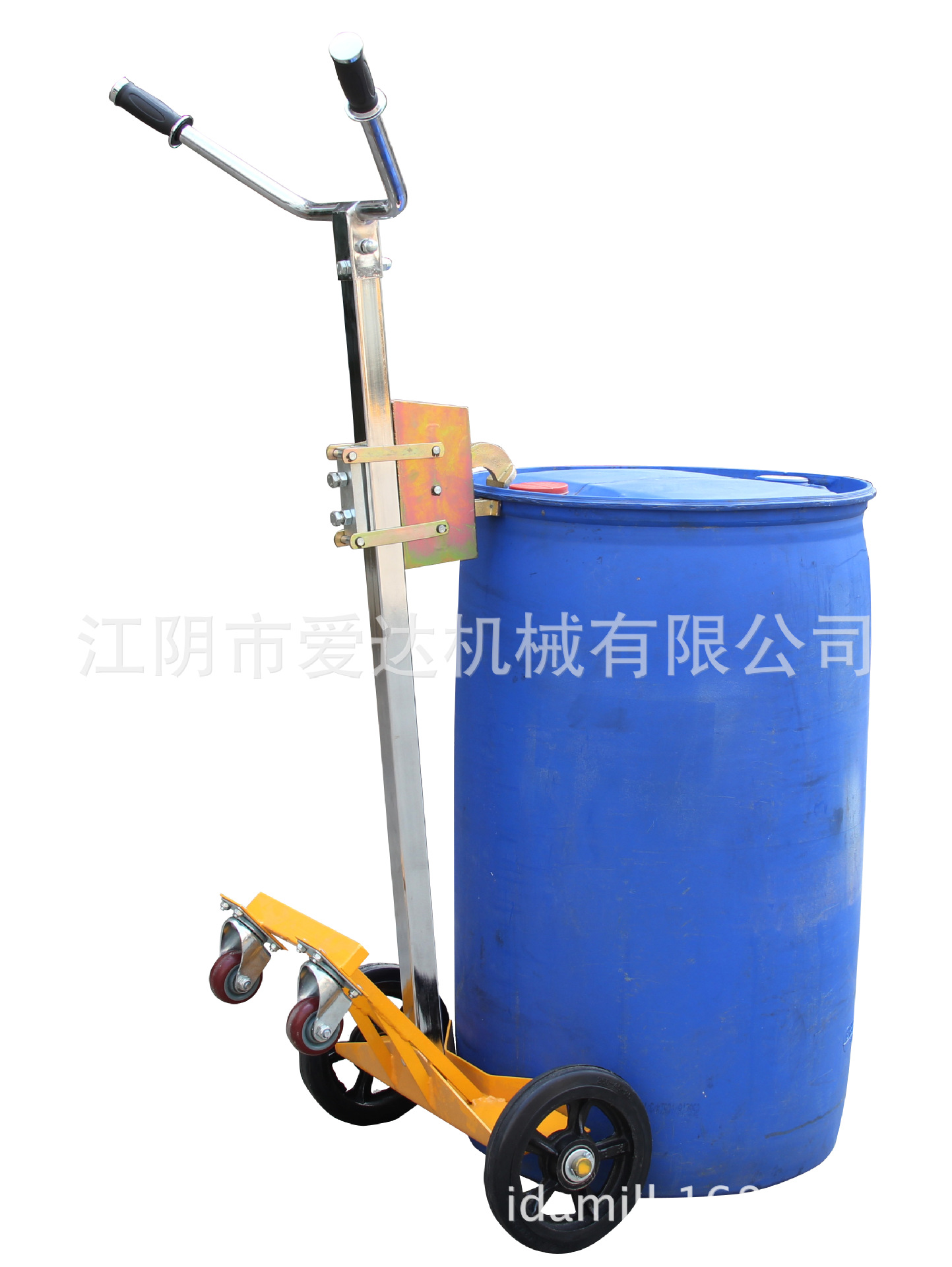手动机械式油桶搬运车  200L 油桶手推车