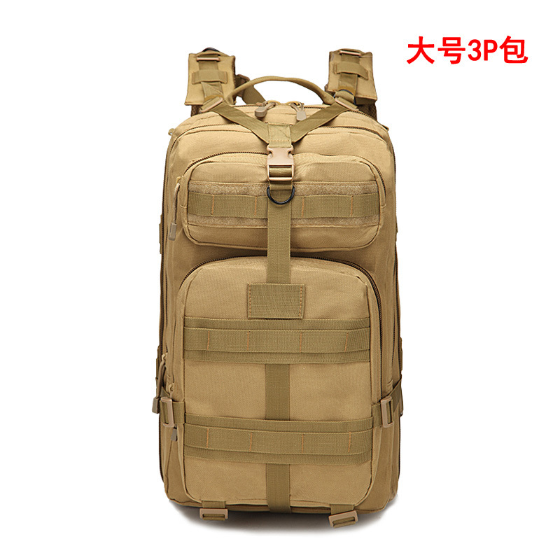 Oxford Waterproof Mountaineering Bag Portable Attack Tactical Backpack Outdoor Travel Army Camouflage Sports Large 3P Backpack