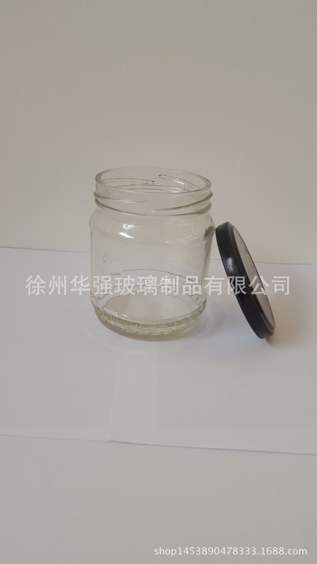 厂家批发730ml六棱蜂蜜瓶高白料六角形酱菜瓶马口铁盖果酱瓶含盖