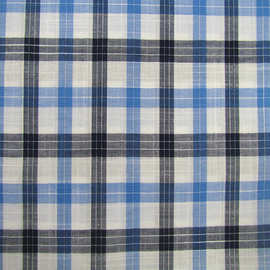 17春夏全棉竹节格布 几何提花小格子布 连衣裙服装色织提花布批发