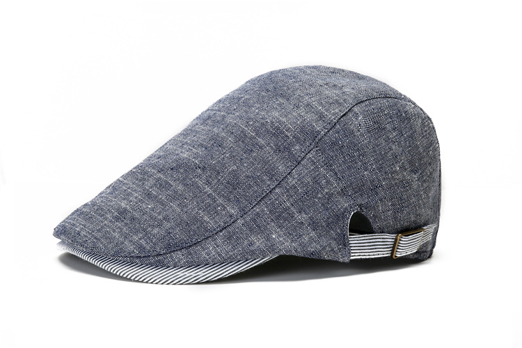Verstellbare karierte Ivy Newsboy-Baskenmütze für Damen, Jugend, Mädchen, flache Kappe, Gatsby Cabbie, Golfmütze, modisches Accessoire – Detail 5
