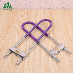 【廠家直供】高檔加長防水多用途摩托車自行車U型鎖批發 玻璃鎖