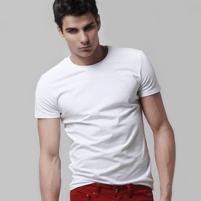 男士短袖纯色空白T恤衫圆领广告衫T恤定制做男装批发服装加工订单
