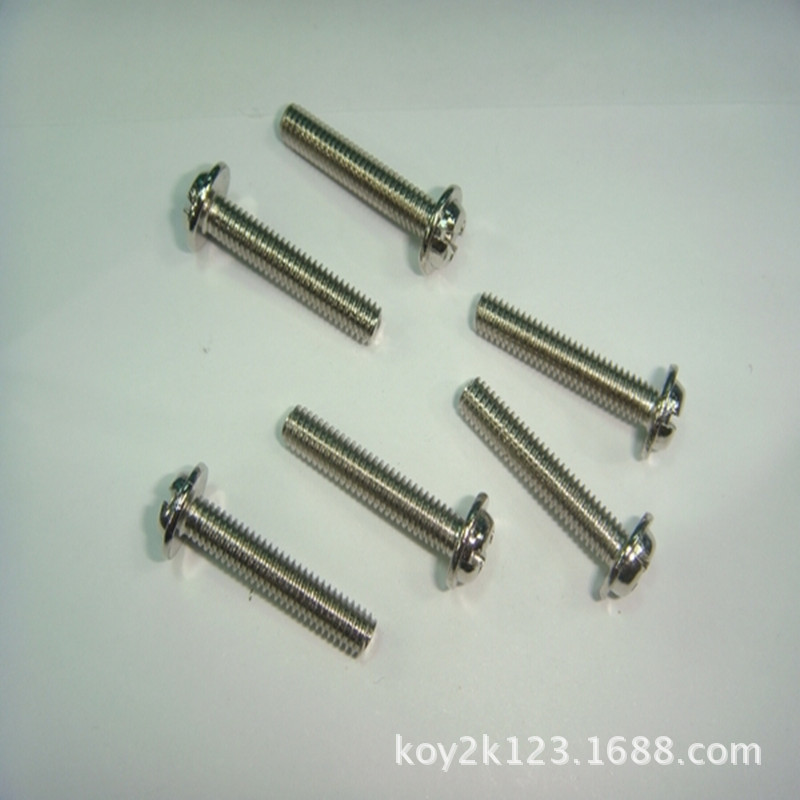 供应圆头带介机丝 PWM3*8圆头机丝螺钉 机螺钉