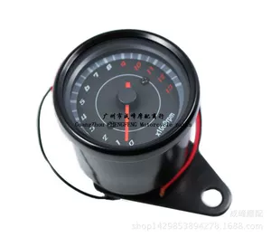 Motosiklet dəyişdirilmiş induktiv taxometr LED iki rəngli işıqlandırma 12V