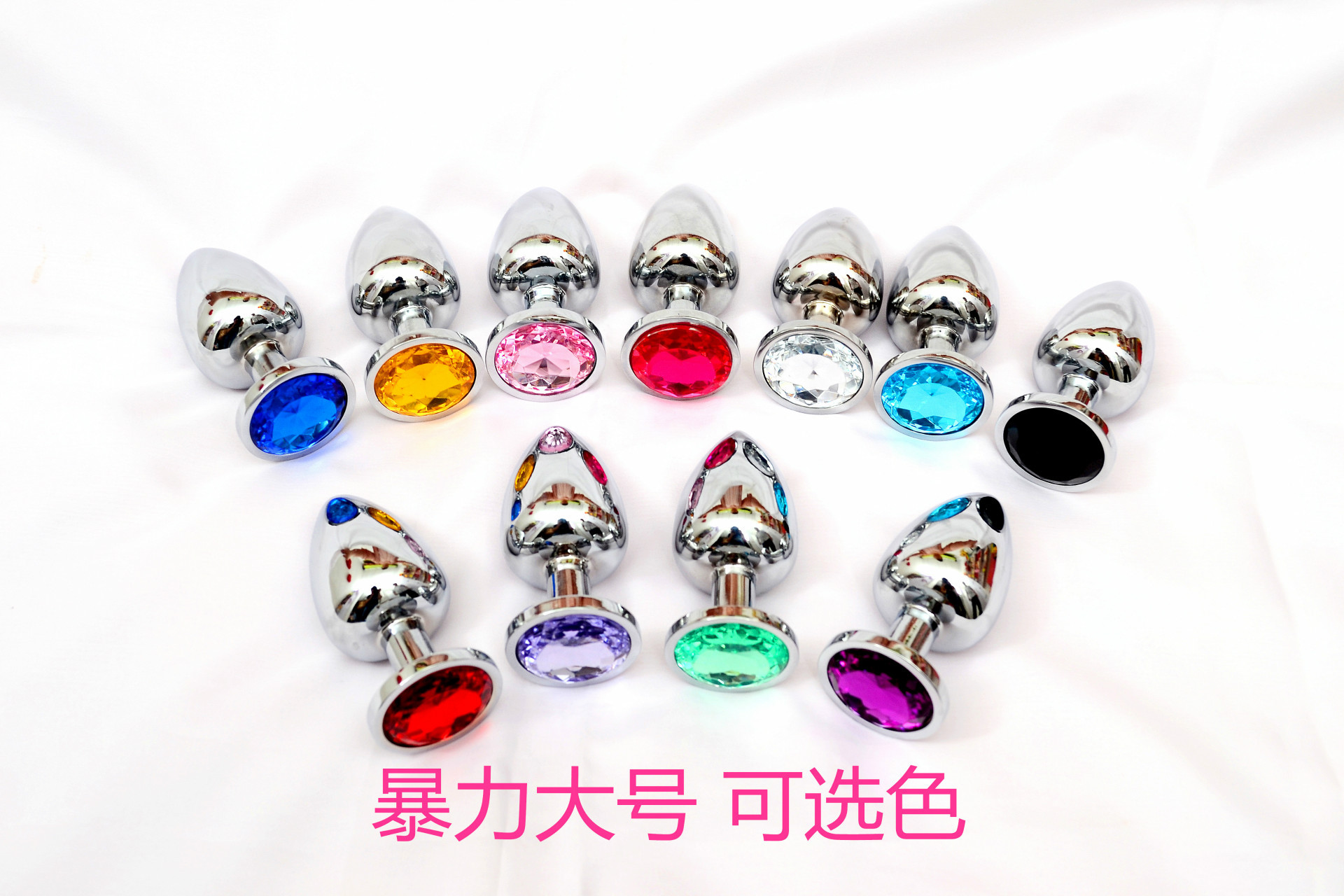 Juguetes sexuales de gran tamaño trasero anal plug corte metal anal plug anal enchufe femenino rápido instrumento musical ventas directas de la fábrica