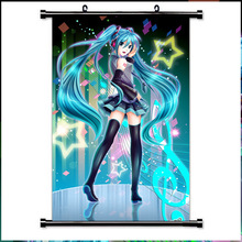 动漫卷轴挂画 初音挂画  装饰布画 VOCALOID 日本动漫周边批发