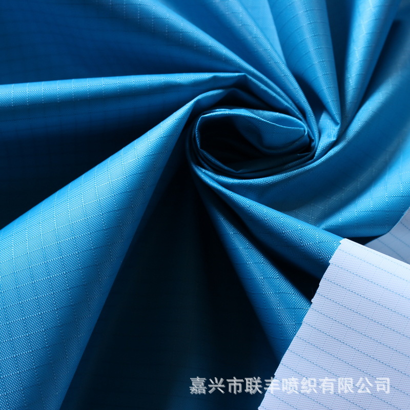 热销三分格190T0.3涤塔夫格子+PU白胶涂层  懒人沙发旅行袋收纳袋