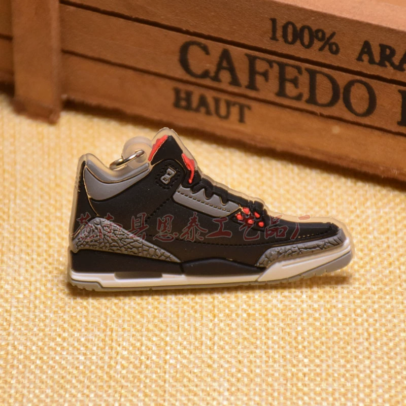 [Качественное подтверждение air jordan AJ3 3 ключодержатель]