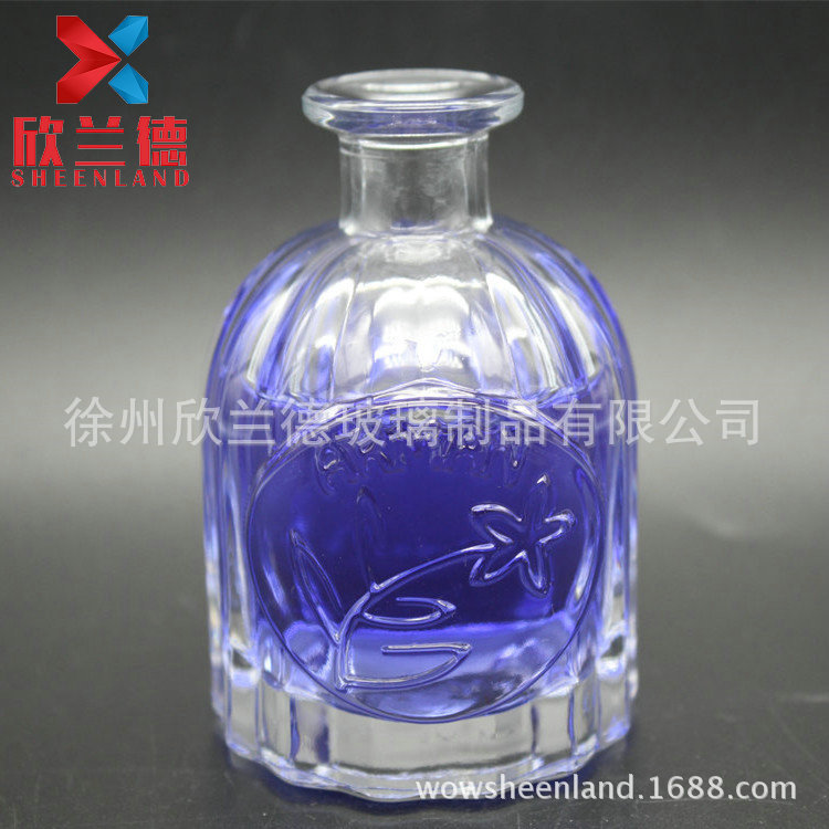 香薰瓶 100ML圆柱卡口香薰瓶 藤条散香瓶 玻璃香薰瓶