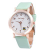 Fashionable children's women's watch, European style, simple and elegant design, with little bears, wholesale