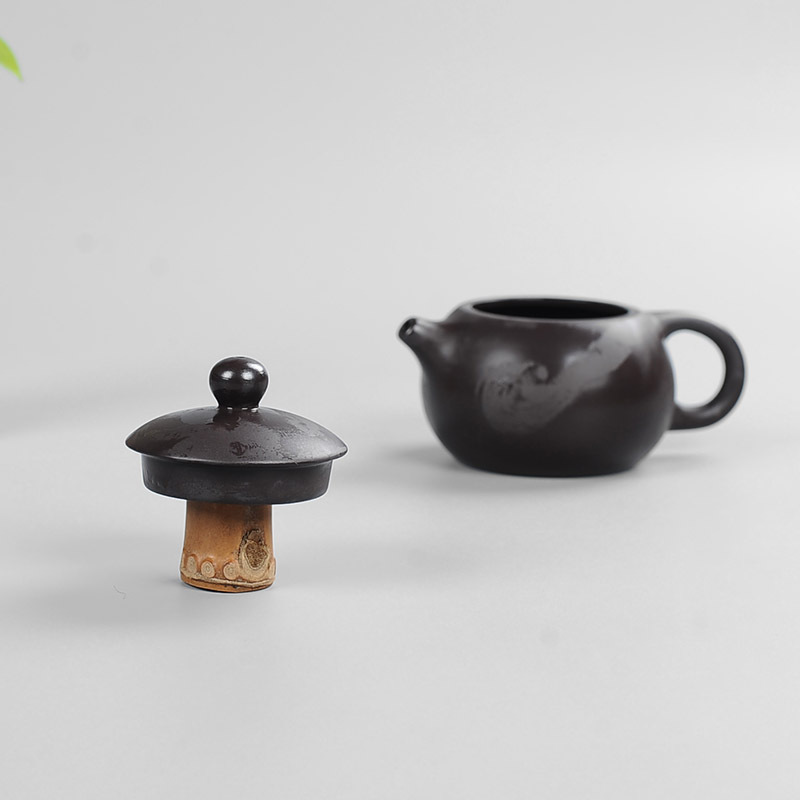 厂家批发 竹根盖置 功夫茶具零用配件 茶道茶具用品日式茶具