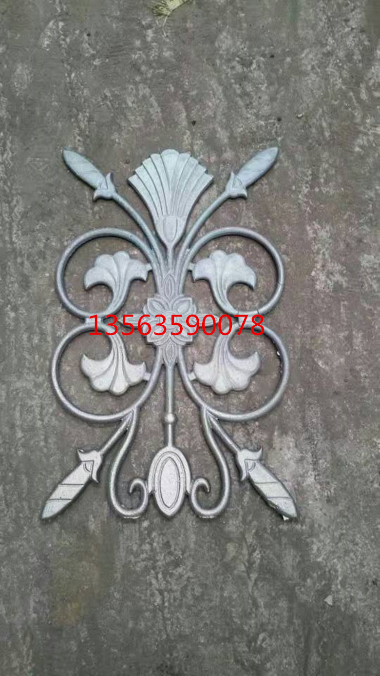 河北厂家销售铸铁花 铁艺大门花 铸铁花件 铁艺大门配件