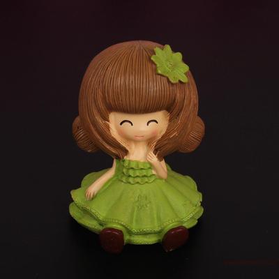 WA019  3D硅胶蜡烛模具模具蛋糕装饰工具的女孩|ru