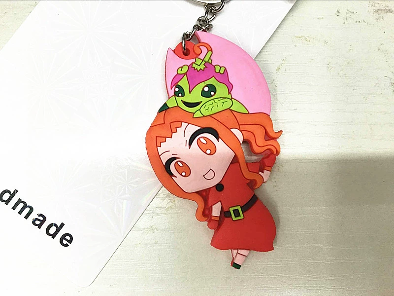 Double-sided monster, keychain PVC from soft rubber, pet