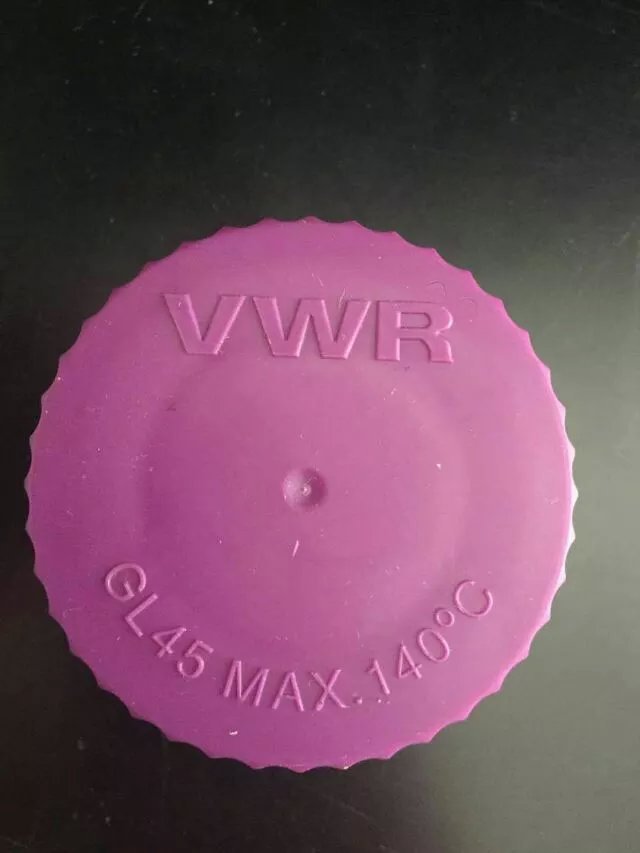 试剂瓶盖子GL45VWR紫盖子  各种颜色耐高温140℃