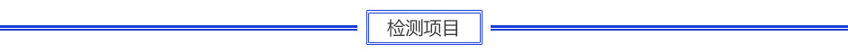 标题线-检测项目