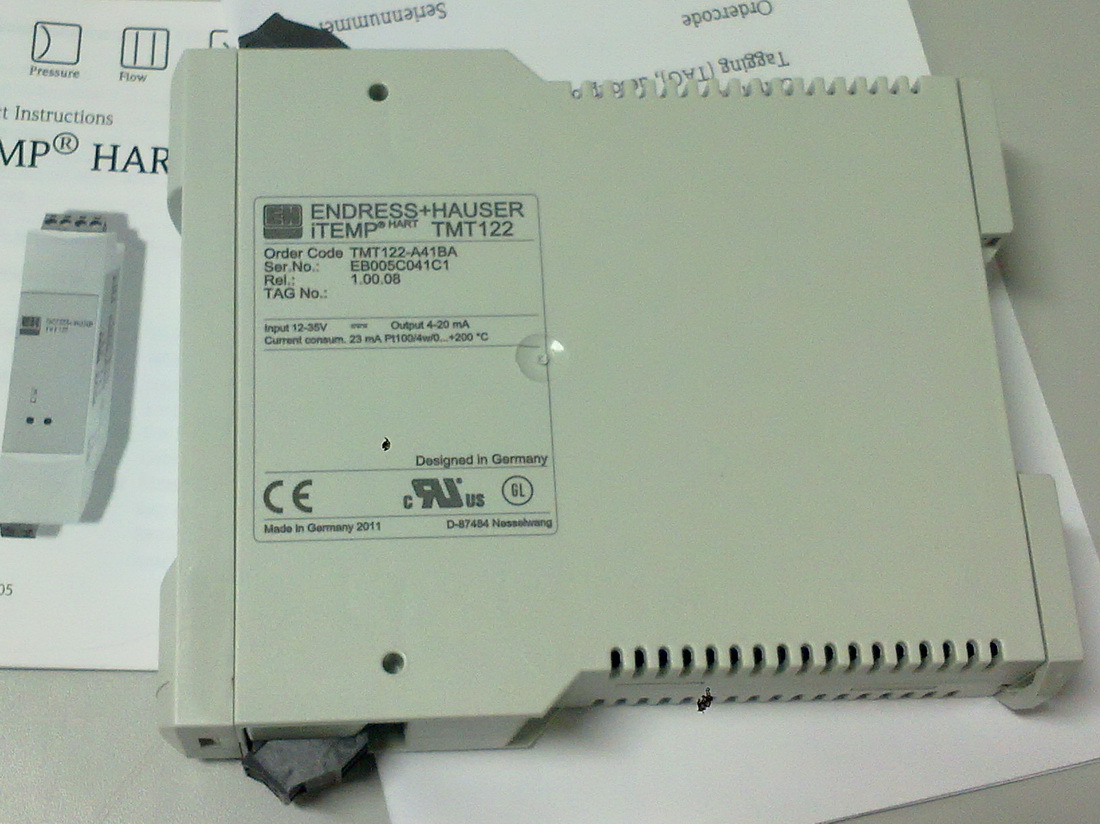 E+H恩德斯豪斯TMT121温度变送器导轨安装TMT128通用温度变送器