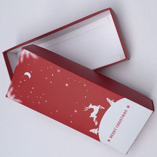 Носки, коробка, красная квадратная упаковка, подарок на день рождения