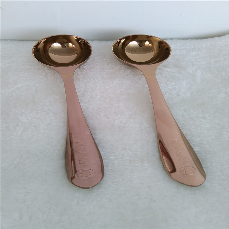 水镀挂镀厂电镀金加工不锈钢表面处理电镀玫瑰金餐具电镀玫瑰金