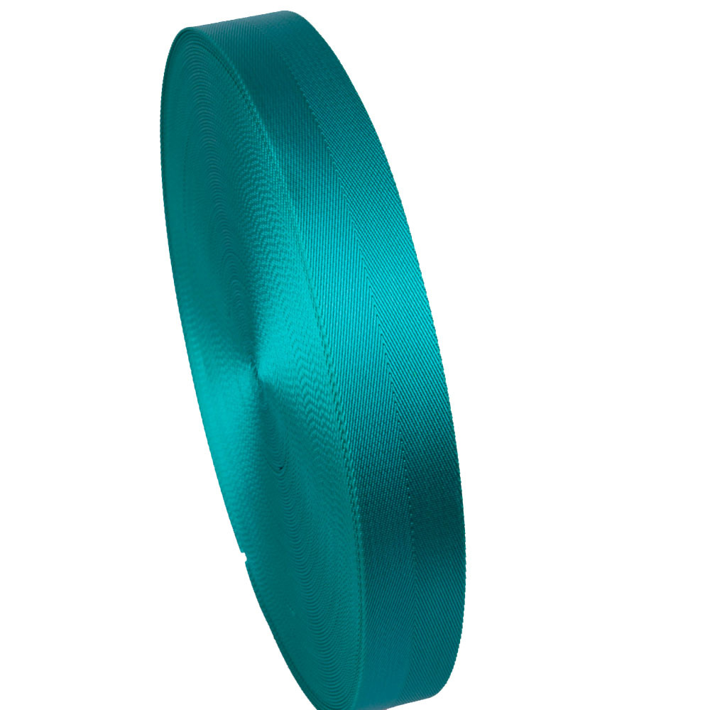 广东织带厂现货 1.5寸 3.8公分 青绿色 单人字带 纯尼龙 锦纶织带