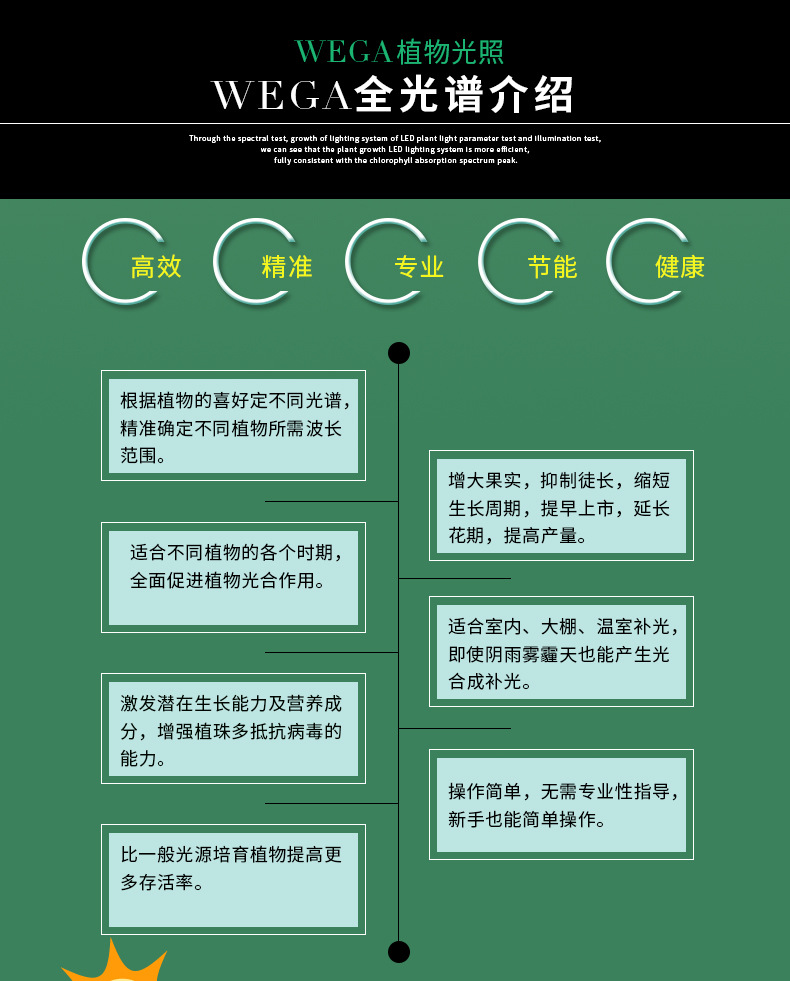 工厂补光灯_植物灯生长灯 贵翔全光谱蔬菜大棚