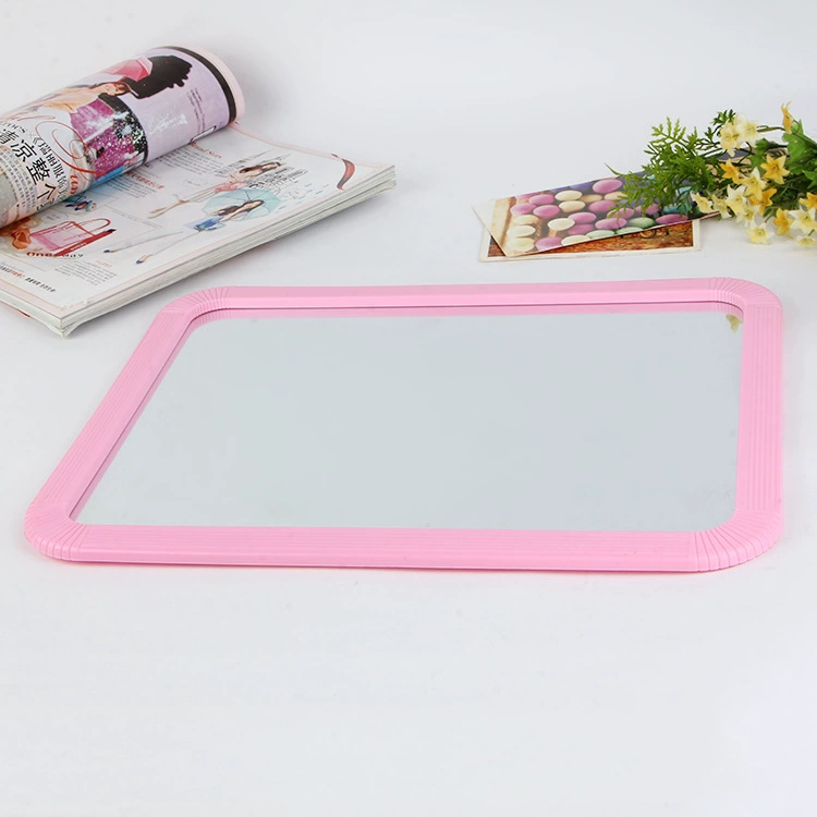 Polyurethane handheld square small mirror, new collection, direct factory sales