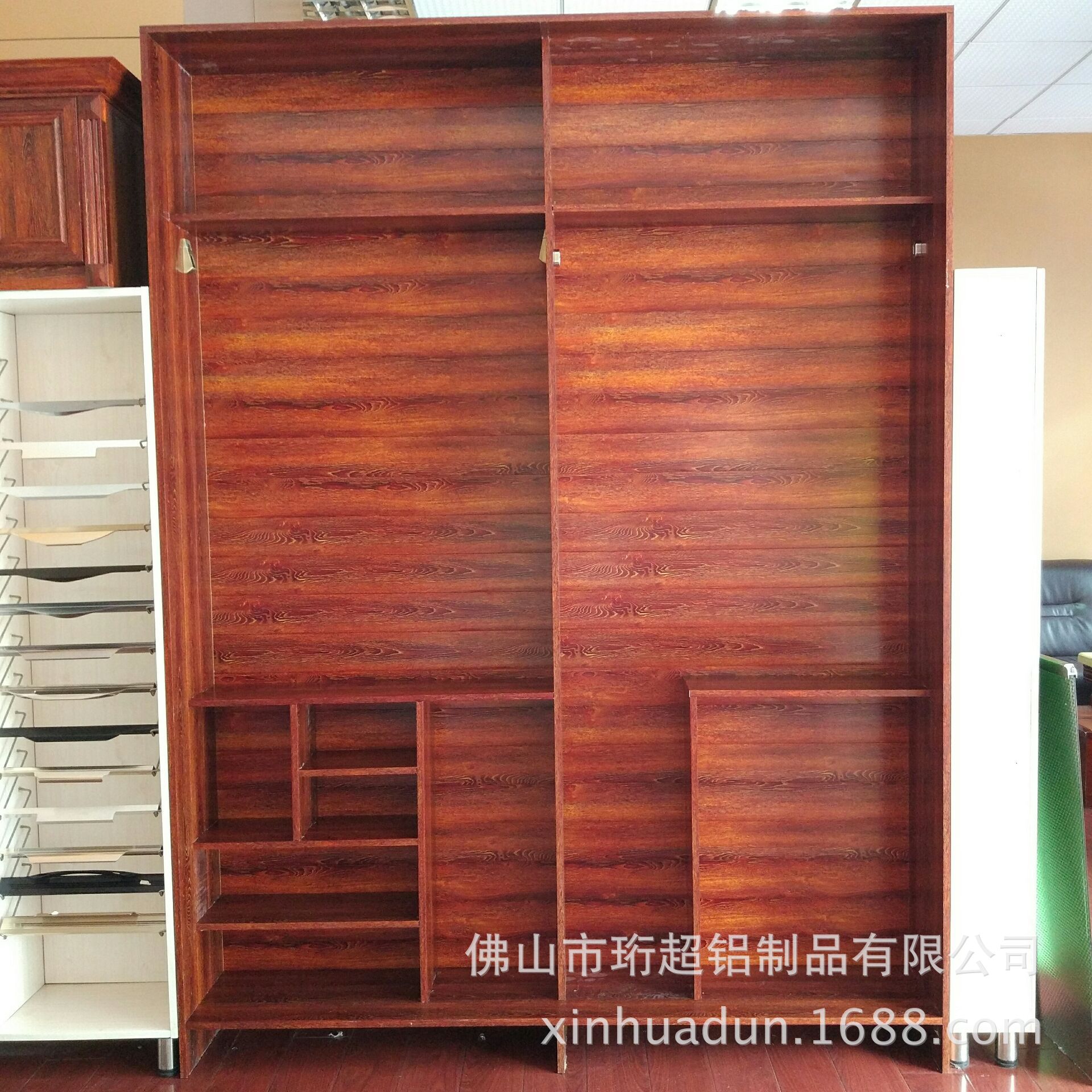 全铝家具 全铝合金柜体 衣柜橱柜铝型材 厂家生产可定做书柜 鞋柜