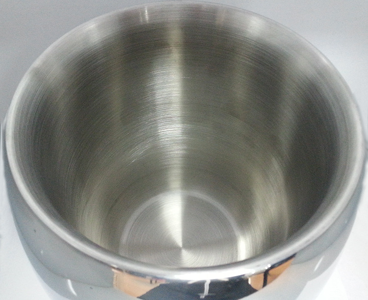 Factory direct sales of stainless steel French double-eave champagne barrels, hotel, KTV and bar ice cube barrels, double-layer insulated champagne barrels detail image 9