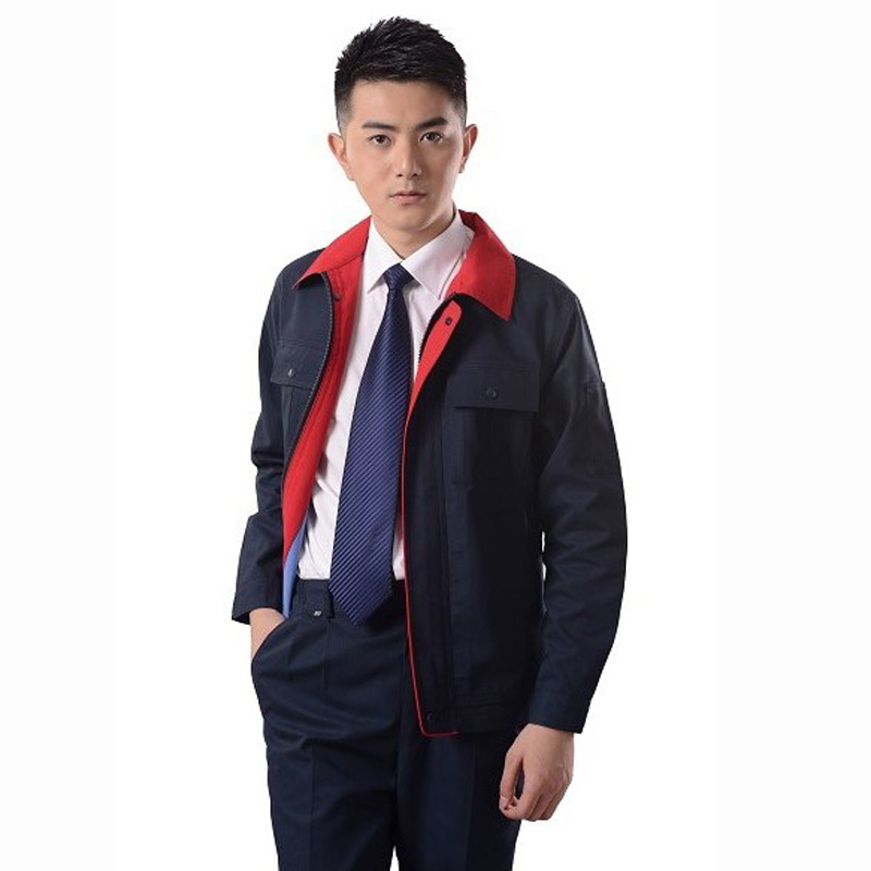 Manufactor coverall Labor overalls suit Long sleeved overalls blue coverall work clothes customized