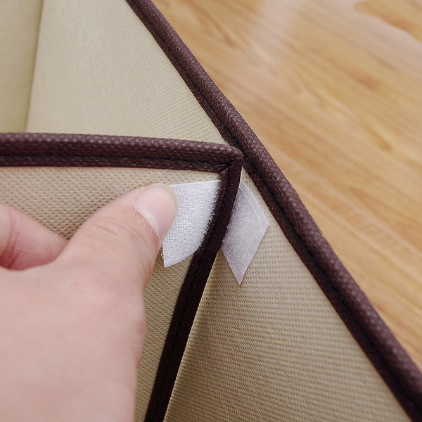 foldable capacious storage box non-woven cloth