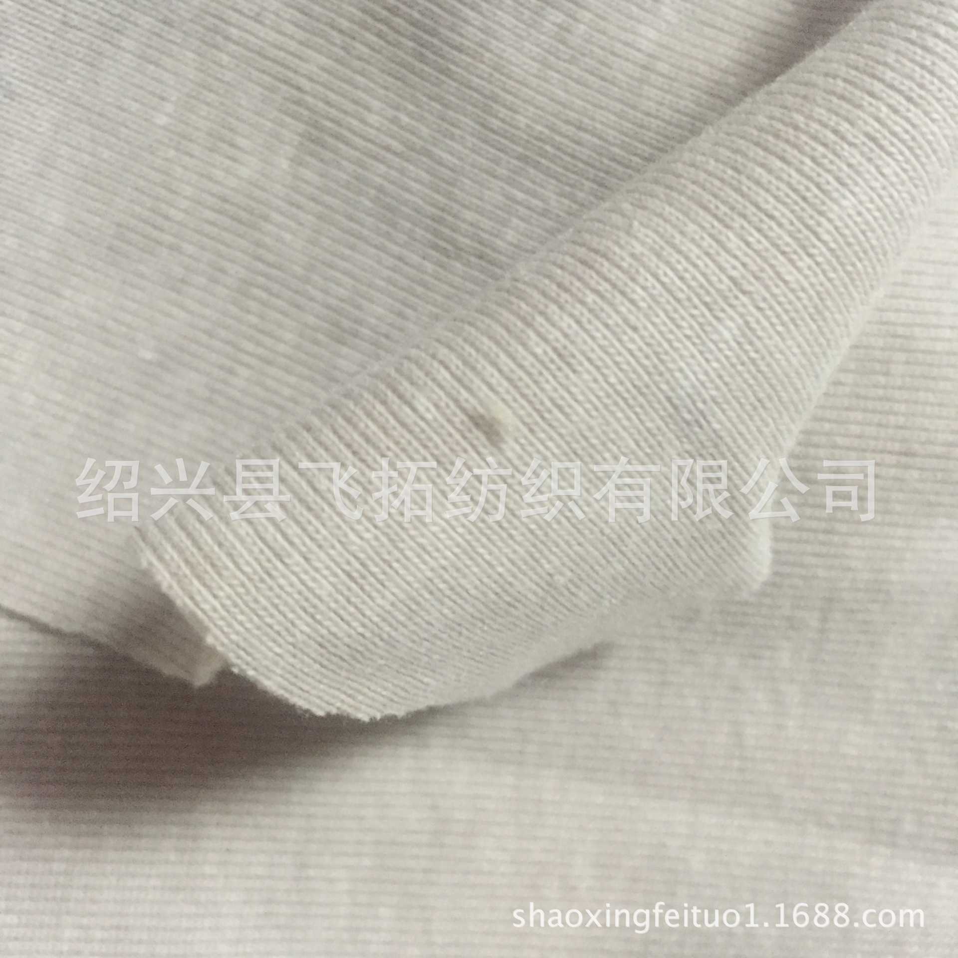 厂家直销针织TC罗纹1X1单染 高档麻灰无弹罗纹布