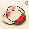 Woven children's pony handmade, hair accessory, Korean style, South Korea, new collection