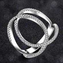 速卖通欧美爆款 欧美韩国韩版流行个性好品质锆石戒指 一件代发