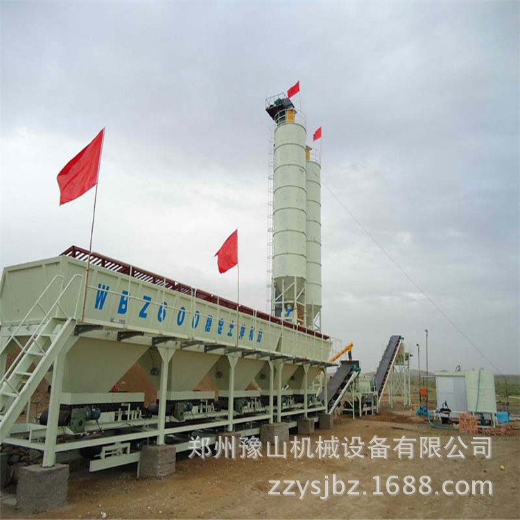 厂价供应WBZ300稳定土拌合站 路桥基础灰土拌合站 拌和一体机