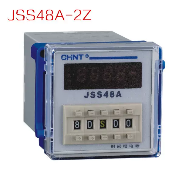 正泰时间继电器JSS48A-2Z AC220V  数显延时继电器 2组时间循环