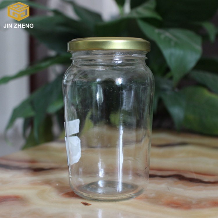 供应坛子型美观300ml酱菜蜂蜜榨菜玻璃瓶密封罐厂家批发量大从优