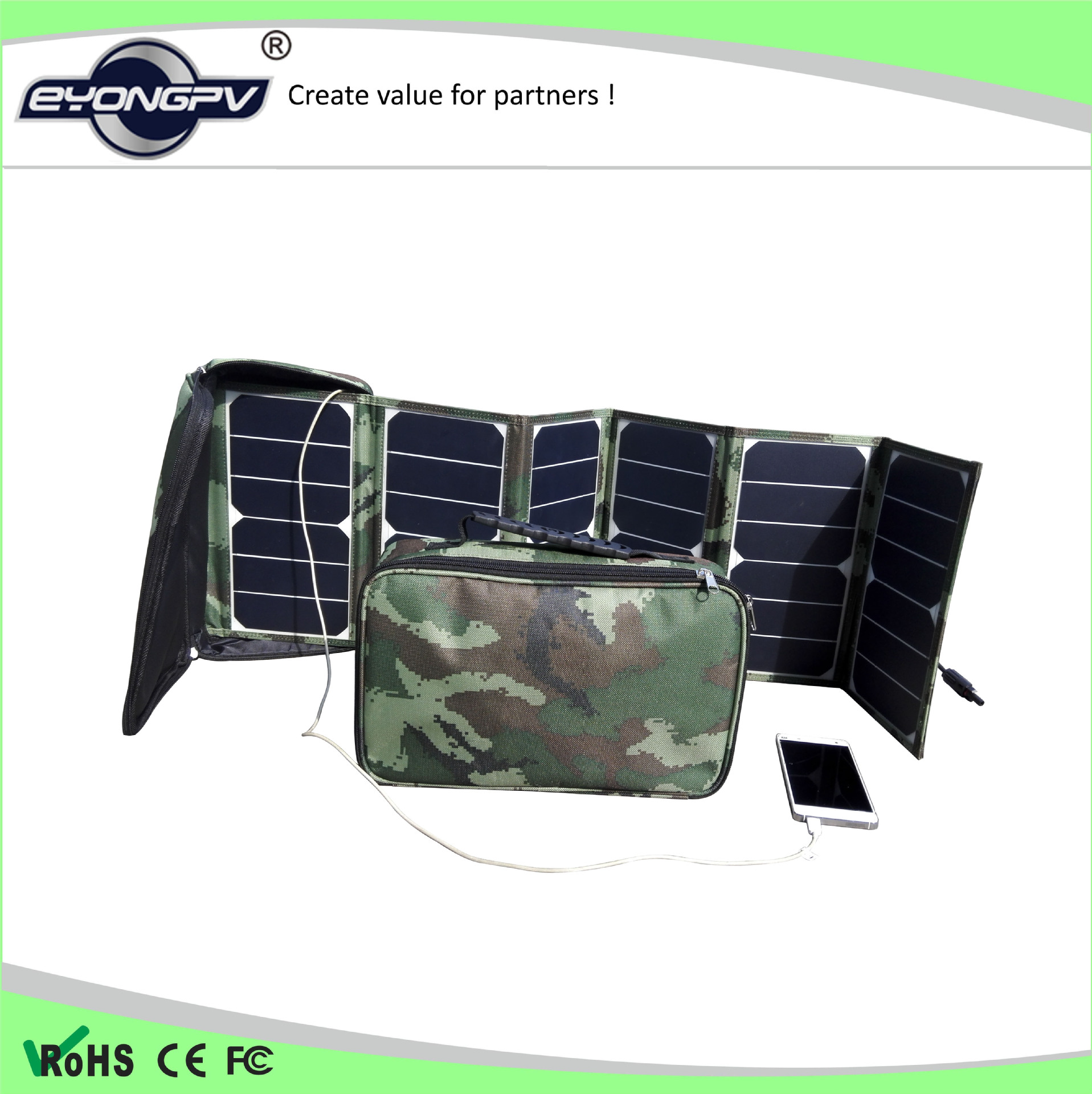 40 w wholesale foldable solar