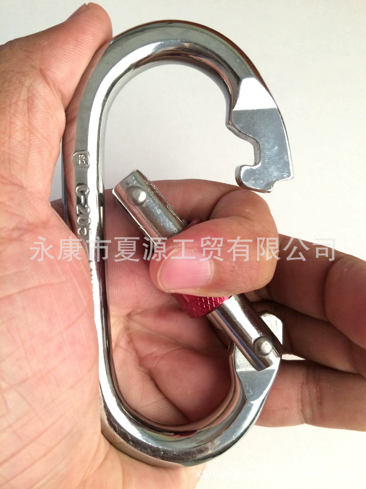 Aerial yoga mountaineering and rock climbing special main lock carabiner O-shaped lock track hook