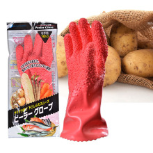 家用神奇去皮手套厨房家务手套清洁手套加厚防水去土豆皮橡胶手套