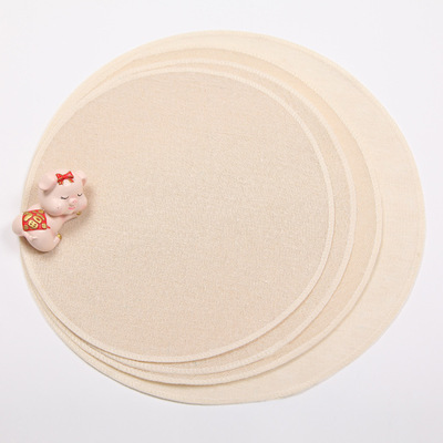 Tray cloth Cotton diameter 34CM10 Branch density 26*24 circular High temperature resistance support Customized Direct selling