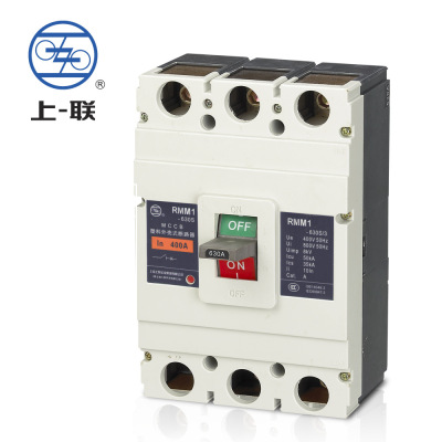 原裝上海上聯RMM1-630S/3300 500A630A塑殼式斷路器三相三線380V