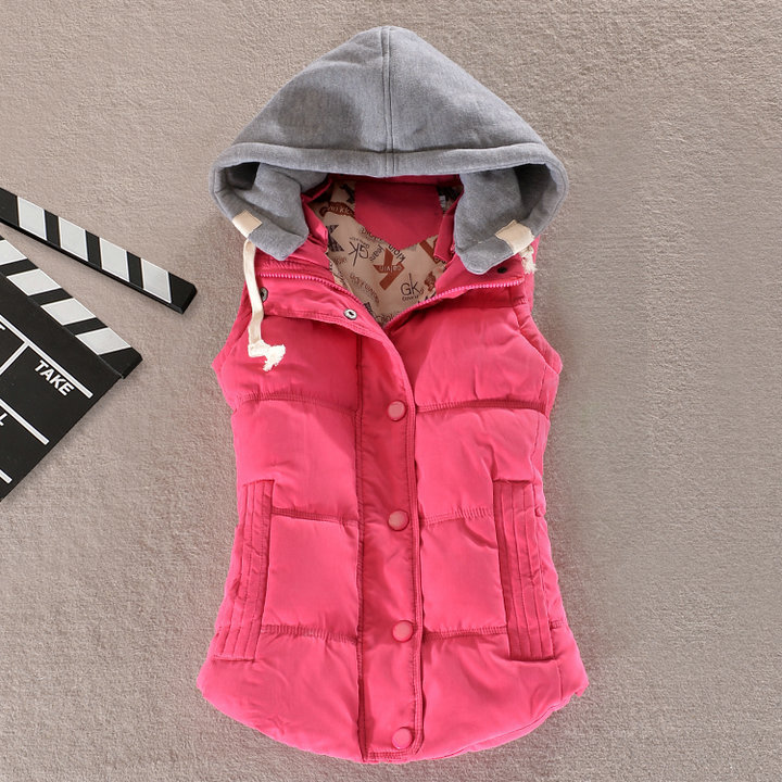 Gilet femme en Peau de pêche - Ref 3434650 Image 6