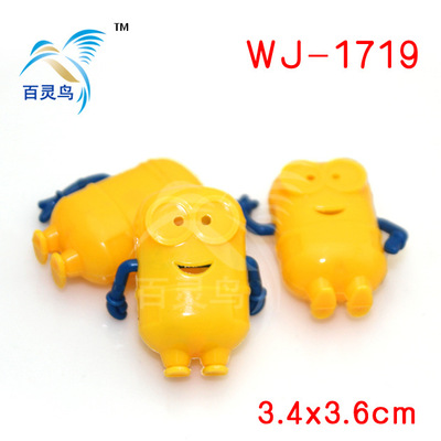 Toy Factory Direct selling gift Cartoon Trolltech Yellow monster 45 Capsule toys
