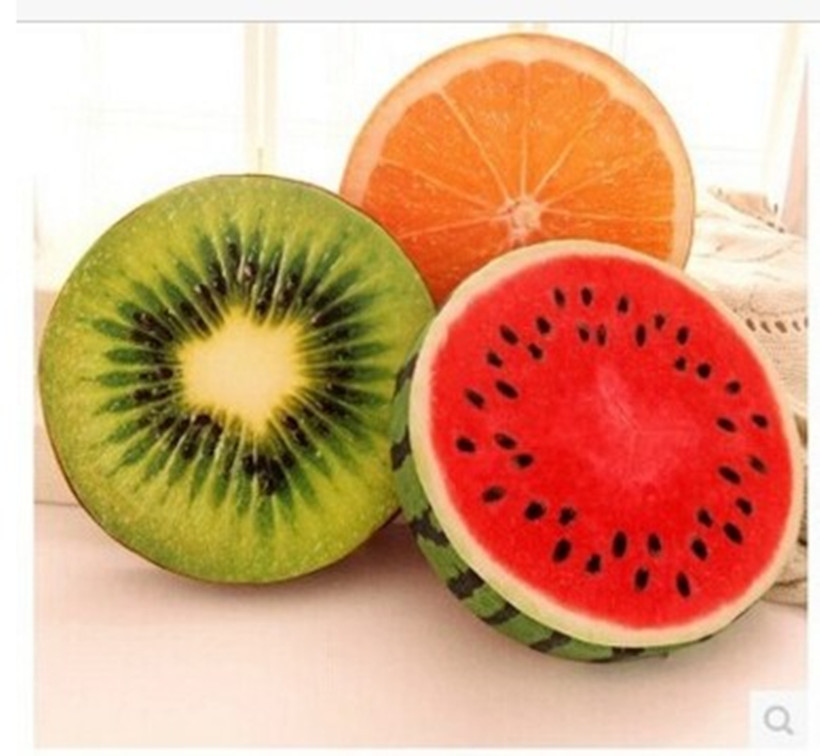 Personalized creative 3D fruit cushion,...